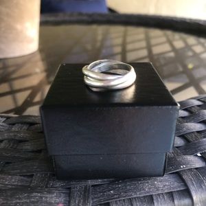 Vintage Sterling Silver Puzzle Ring